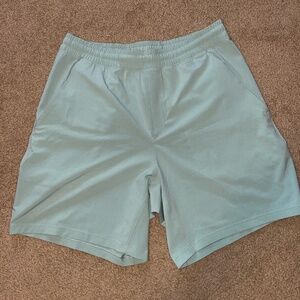Lululemon Green Linerless Shorts 7" Inseam